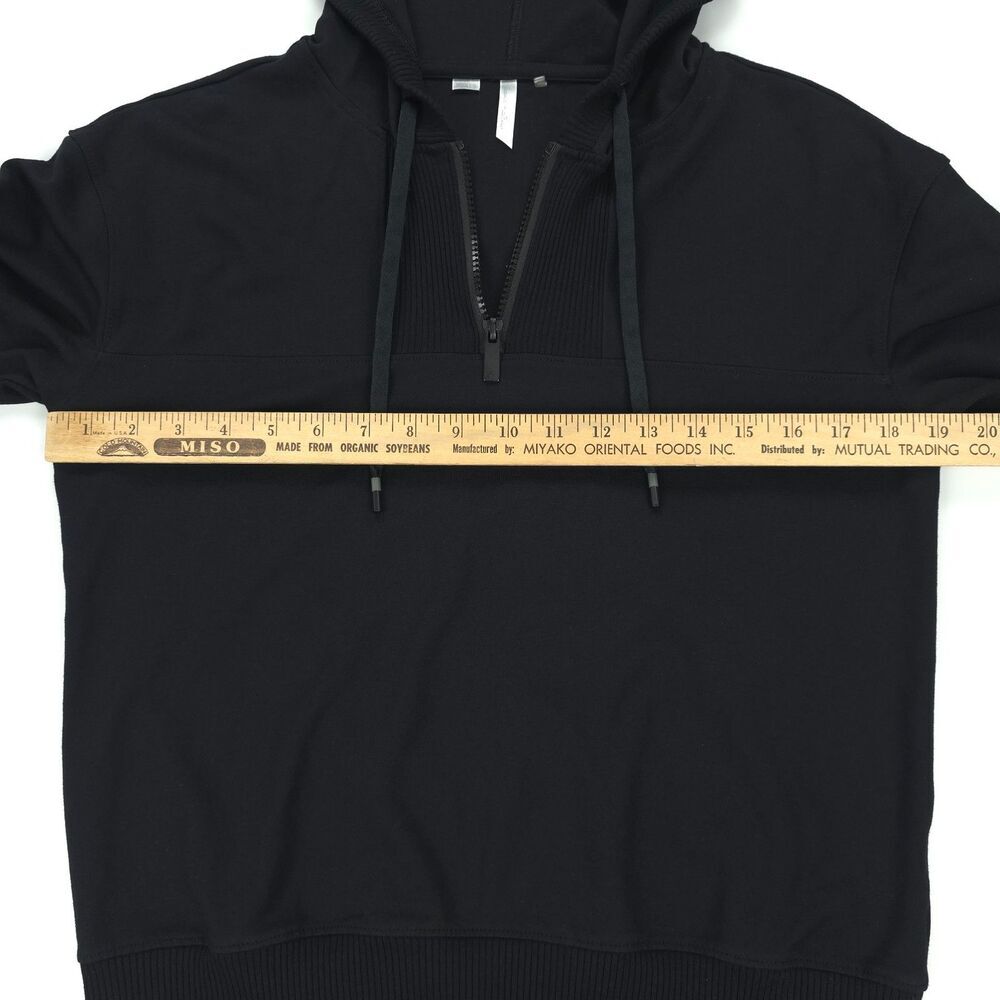 TRAVIS MATHEW Friday Ponte Half Zip Hoodie Minimal Athleisure Lounge Casual VSCO - Picture 4 of 8